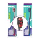 Escova de Dente Cerdas Médias Kess Complete com Limpador de Língua e Capa Protetora