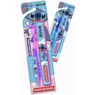 Escova de dente infantil stitch escolar - 3a+ - dentalclean