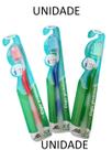 ESCOVA DE DENTE MACIA COM CAPA UNIDADE cores variadas