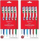 Escova de dentes Amazon Basics Clean Plus Soft Full 10 unidades x 2