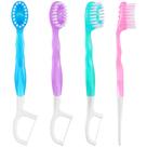 Escova de dentes B Rush Prepasted, tudo em 1, cuidado bucal completo x24