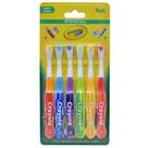 Escova de dentes Buddies Crayola Kids Soft Bristle 6PK