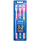 Escova de Dentes Classic 40 - (Leve 3 e Pague 2) - Oral B