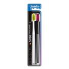 Escova de dentes com 5700 cerdas ALEMÃS ULTRA MACIAS E FINAS kit com 2 un JadePro Pro Slim Escova de dentes com 5700 cerdas ALEMÃS ULTRA MACIAS E FINAS kit com 2 un JadePro Pro Slim