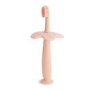 Escova de dentes de treino mushie Flower Toddler (Blush) Silicone