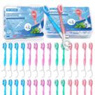 Escova de dentes descartável RR ORCRO Mini 5 em 1 com pasta de dente x40 Escova de dentes descartável RR ORCRO Mini 5 em 1 com pasta de dente x40
