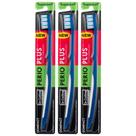 Escova de dentes Dr. Collins Perio Plus Compacta, pacote com 3