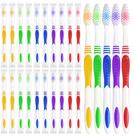 Escova de dentes EcoFox Bulk, pacote com 25 unidades, embalada individualmente