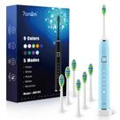 Escova de Dentes Elétrica 7AM2M Sonic - 6 Cabeças de Escova para 120 Dias