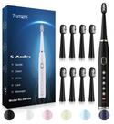 Escova de dentes elétrica 7AM2M Sonic para adultos/crianças com 8 escovas