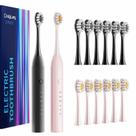 Escova de Dentes Elétrica CindyLary - 2 Cabeças de Escova e 5 Modos de Limpeza