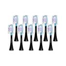 Escova de dentes elétrica de reposição, pacote com 10 cabeças de escova para Philips Sonicare