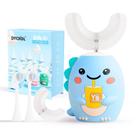 Escova de dentes elétrica DYCROL Kids em forma de U 5 modos IPX7 azul