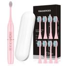 Escova de Dentes Elétrica KingHeroes C2PRO - 4 Modos, 42000 VPM - Rosa