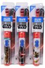 Escova de Dentes Elétrica Oral-B Kids Star Wars 3 Unidades Vermelha
