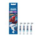 Escova de dentes elétrica Oral-B Pro Kids Spiderman, pacote com 4