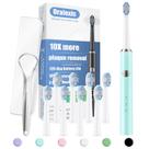 Escova de Dentes Elétrica Oralexis para Adultos e Crianças - 8 Cabeças de Escova