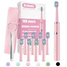 Escova de Dentes Elétrica Oralexis para Adultos e Crianças - 8 Cabeças de Escova