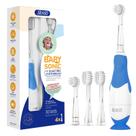 Escova de dentes elétrica SEAGO Toddler 0-3 anos com 4 cabeças de escova Escova de dentes elétrica SEAGO Toddler 0-3 anos com 4 cabeças de escova