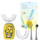 Escova de dentes elétrica V-WHITE em forma de U para branquear dentes para crianças