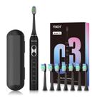 Escova de Dentes Elétrica YUNCHI Sonic Whitening - 8 Cabeças de Escova