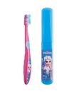 Escova De Dentes Frozen Elsa Disney Com Estojo