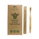 Escova de dentes Gaia Guy Natural Bristle Bamboo com cerdas de javali
