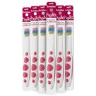 Escova de dentes hello Soft Kids Unicorn com alça larga, pacote com 6