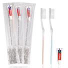 Escova de dentes HQSLsund descartável com pasta de dente, pacote com 100