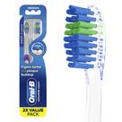 Escova de dentes manual Oral-B Pro Health, cerdas médias, pacote com 2 Escova de dentes manual Oral-B Pro Health, cerdas médias, pacote com 2