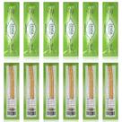 Escova de dentes Miswak Zenia Sewak com sabor natural, pacote com 12