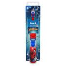 Escova de Dentes Oral-B Spiderman com Pilha Cerdas Macias para Crianças 3+