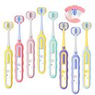 Escova de dentes PANIMOSI Toddler, pacote com 8, 3 lados, macia, de 1 a 12 anos