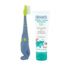 Escova de dentes para bebê e creme dental sem flúor Dr. Talbot's