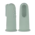 Escova de dentes para bebês haakaa Soft Food Grade Silicone, pacote com 2 unidades