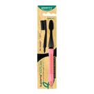 Escova de Dentes PowerDent Eco Supreme Bio com 2 Refis Sustentável, Cerdas Macias e Cabo Ecológico
