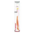 Escova de Dentes Powerdent XPower Média Limpeza Eficiente com Cerdas Cruzadas e Cabeça Anatômica