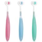 Escova de dentes Trueocity Extra Soft Toddler 1-2 1-3 2-4 anos (pacote com 3)