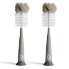 Escova de garrafa Munchkin Sponge, pacote com 2 unidades, design moderno, cinza