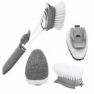 ESCOVA DE LIMPEZA 2 EM 1 COM DISPENSER DE DETERGENTE E ESPONJA Cerdas Firmes Esponja Macia Design Ergonômico Prática para Cozinha ESCOVA DE LIMPEZA 2 EM 1 COM DISPENSER DE DETERGENTE E ESPONJA Cerdas Firmes Esponja Macia Design Ergonômico Prática para Cozinha
