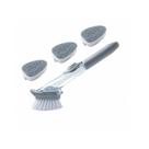 Escova De Limpeza 2 em 1 E Porta Sabão Para Cozinha Prático - Dispenser Detergente