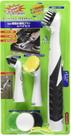 Escova de limpeza elétrica Sonic Scrubber com 3 cabeças e 4 almofadas