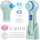 Escova de limpeza facial Umickoo Face Scrubber Exfoliator Green