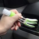 Escova de limpeza WOIWO para ar condicionado de carro de duas cabeças