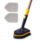 Escova de limpeza Yocada Tub Tile com 2 esfregões de 58,2 polegadas