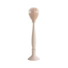 Escova de mamadeira mushie Soft Silicone com base de sucção