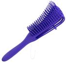 Escova De Pentear Cabelo Cacheado Pente Polvo Para Desembaraçar Os Fios - Roxo