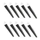 Escova de porta de garagem Seal Door Sweeps Retsun 10 conjuntos de 6,35 x 100 cm