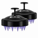 Escova de shampoo massageador de couro cabeludo HEETA, pacote com 2 unidades para o crescimento do cabelo Escova de shampoo massageador de couro cabeludo HEETA, pacote com 2 unidades para o crescimento do cabelo