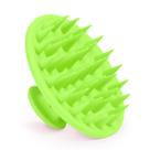 Escova de shampoo para massageador de couro cabeludo Meartchy Silicone Wet Dry Green